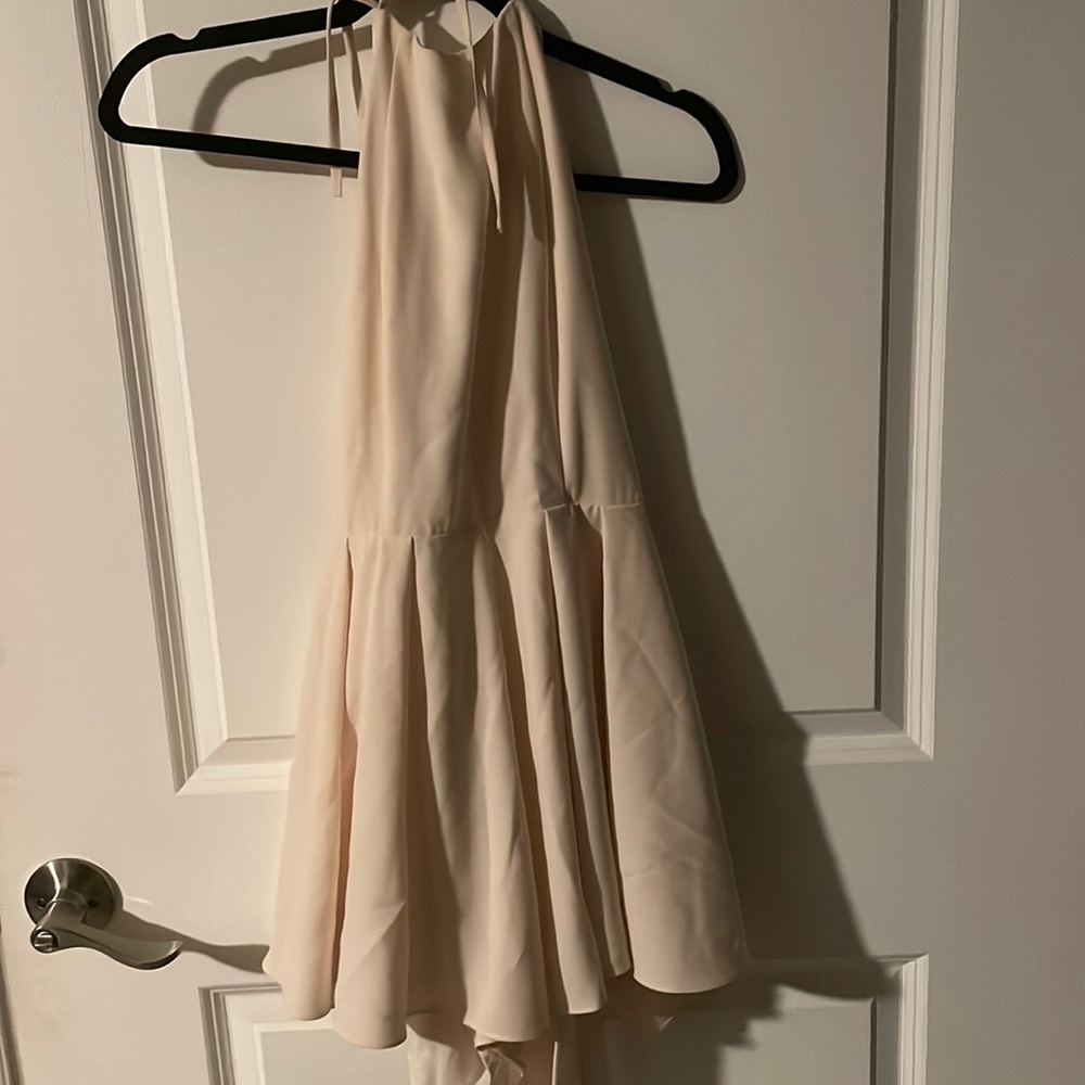 High Neck Ivory Romper